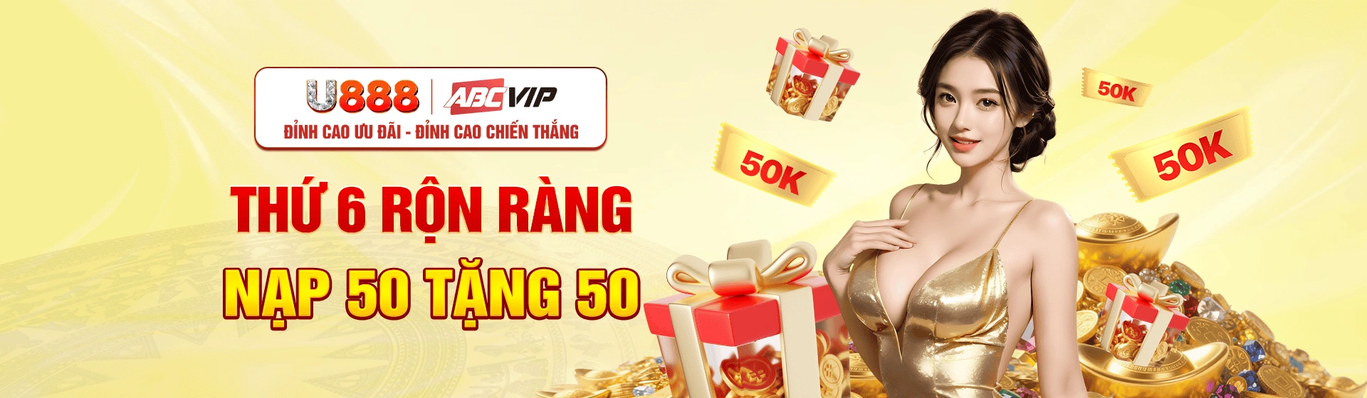 Banner dịch vụ đa nền tảng U888